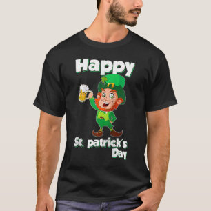 Leprechaun Beer Drink Happy Saint Patricks Day T-shirt