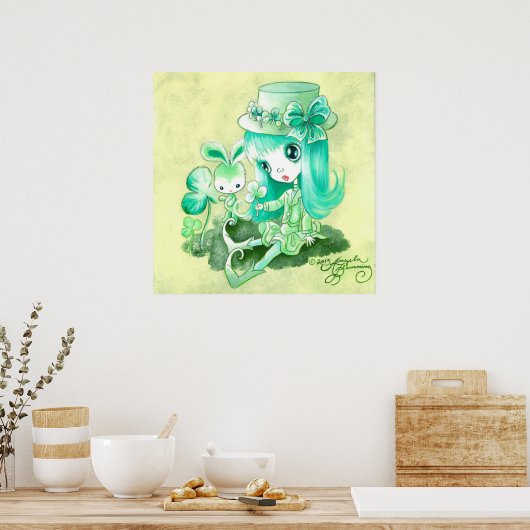 Leprechaun Belle Poster (Keuken)