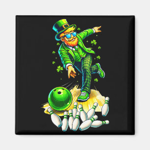 Leprechaun bowler matchende sport st magneet