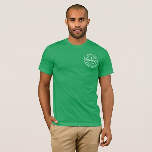 Leprechaun Brewing Co St Patricks Day Party Bier T-shirt (Voorkant volledig)
