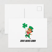 Leprechaun Briefkaart (Voorkant / Achterkant)
