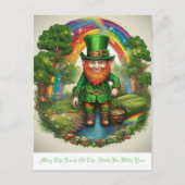 Leprechaun Briefkaart (Voorkant)