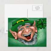 Leprechaun Briefkaart (Voorkant / Achterkant)