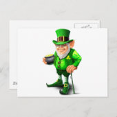 Leprechaun Briefkaart (Voorkant / Achterkant)