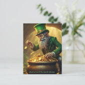 Leprechaun Briefkaart (Staand voorkant)