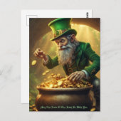 Leprechaun Briefkaart (Voorkant / Achterkant)