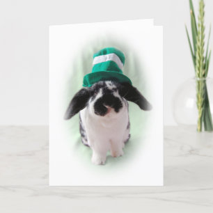 Leprechaun Bunny Card Kaart