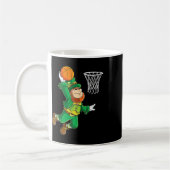 Leprechaun Bysketbyll Dunk St Patricks Day Boys Me Koffiemok (Links)