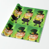 Leprechaun Cadeaupapier (Uitgerold)