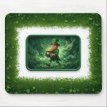 Leprechaun Carrying Pot Of Gold Muismat<br><div class="desc">Leprechaun Carrying Pot Of Gold - Mouse Pad</div>