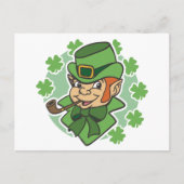 Leprechaun Cartoon St. Patrick's Day Briefkaart (Voorkant)