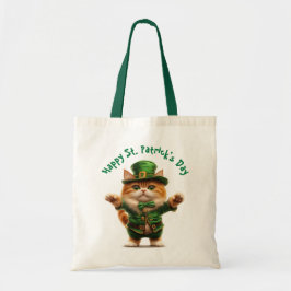 Leprechaun Cat St. Patrick’s Day Sweatshirt – Scha Tote Bag