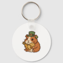 Leprechaun Cavia St.Patrick's Dag Sleutelhanger