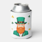Leprechaun Clover Shamrock Patrick's Day Blikjeskoeler (Blikje Voorkant)