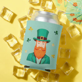Leprechaun Clover Shamrock Patrick's Day Blikjeskoeler
