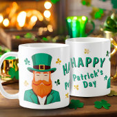 Leprechaun Clover Shamrock Patrick's Day Koffiemok