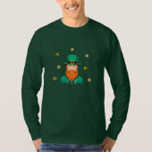 Leprechaun Clover Shamrock Patrick's Day T-shirt (Voorkant)