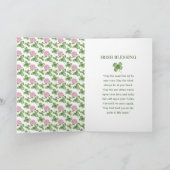 Leprechaun & Clover | St Patrick's Day Kaart (Binnen)