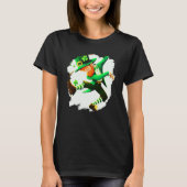 Leprechaun Dabbing Dancing Dance St Patricks Day   T-shirt (Voorkant)