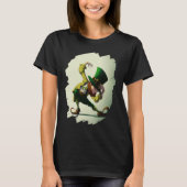 Leprechaun Dabbing Dancing Dance St Patricks Day T-shirt (Voorkant)