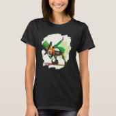 Leprechaun Dabbing Dansende Dans St. Patricks Dag  T-shirt (Voorkant)