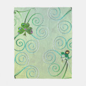 Leprechaun Dames Fleece Deken (Voorkant)