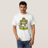 Leprechaun Dansa Jig, Happy St. Patrick's Day T-shirt (Voorkant volledig)