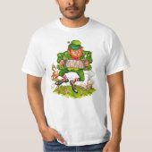 Leprechaun Dansa Jig, Happy St. Patrick's Day T-shirt (Voorkant)