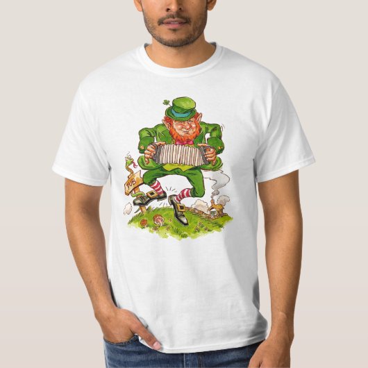 Leprechaun Dansa Jig, Happy St. Patrick's Day T-shirt (Voorkant)