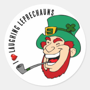 Leprechaun Day Ronde Sticker