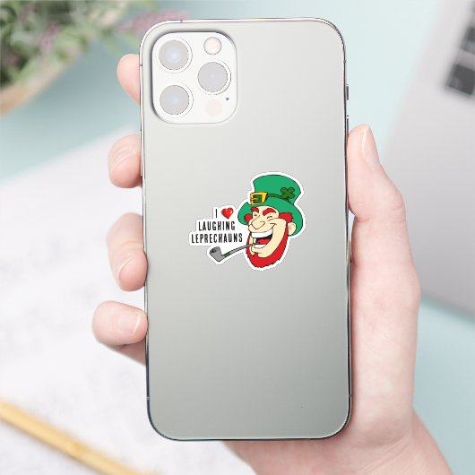 Leprechaun Day Sticker (Telefoon)