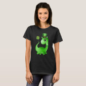 Leprechaun Dinosaur Shamrock C Saint Patricks Day T-shirt (Voorkant volledig)