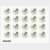 Leprechaun Dog Ronde Sticker (Vel)