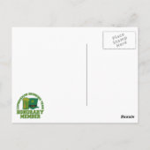 Leprechaun Drink Team aangepaste briefkaart (Achterkant)