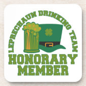 Leprechaun Drink Team onderzetters (Voorkant)