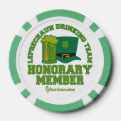 Leprechaun Drink Team op maat gemaakte poker chips (Achterkant)