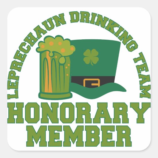 Leprechaun Drink Team stickers (Voorkant)