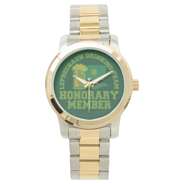 Leprechaun Drink teamhorloges Horloge (Voorkant)