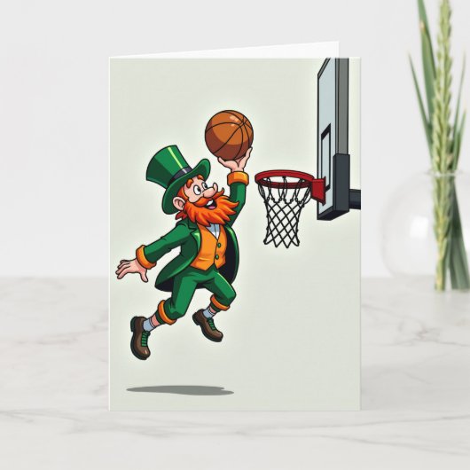 Leprechaun Dunk Shot Fun Kaart (Voorkant)