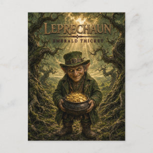 Leprechaun Emerald Thicket Dark Cinema Briefkaart