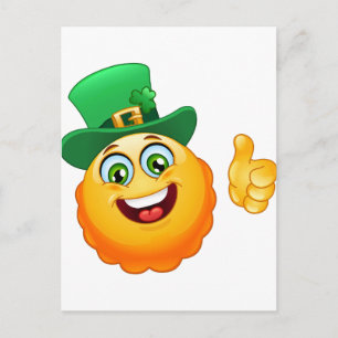 leprechaun emoji briefkaart