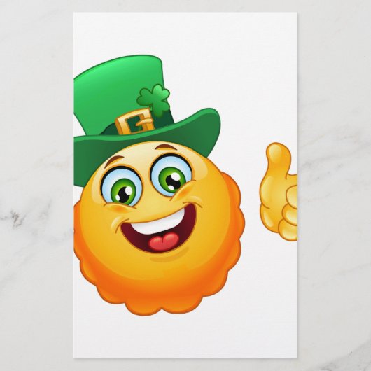 leprechaun emoji briefpapier (Voorkant)