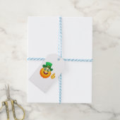 leprechaun emoji cadeaulabel (Met Touw)