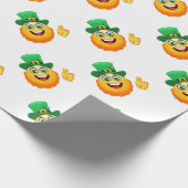 leprechaun emoji cadeaupapier (Hoek)