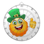 leprechaun emoji dartbord (Voorkant)