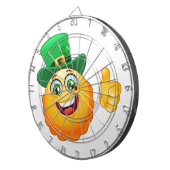 leprechaun emoji dartbord (Voorkant Rechts)