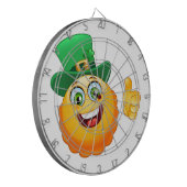 leprechaun emoji dartbord (Voorkant Links)