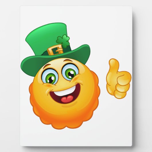 leprechaun emoji fotoplaat (Voorkant)