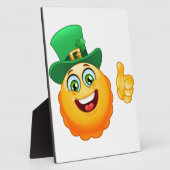 leprechaun emoji fotoplaat (Zijkant)