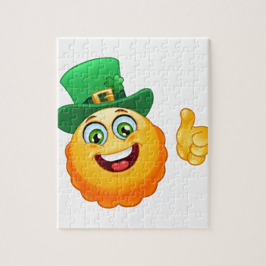 leprechaun emoji legpuzzel (Verticaal)